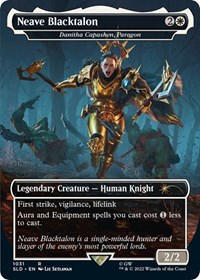 Neave Blacktalon - Danitha Capashen, Paragon (Borderless), Secret Lair Drop Series