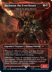 Archaeon the Everchosen - Najeela, the Blade-Blossom (Borderless), Secret Lair Drop Series