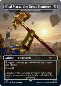 Ghal Maraz, the Great Shatterer - Loxodon Warhammer (Borderless), Secret Lair Drop Series
