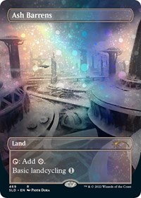 Ash Barrens (Borderless) (Galaxy Foil), Secret Lair Drop Series