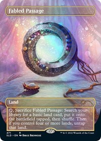 Fabled Passage (Borderless) (Galaxy Foil), Secret Lair Drop Series