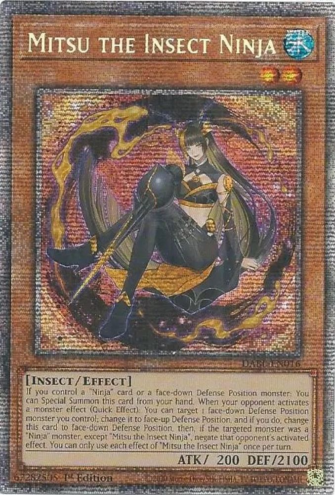 Mitsu the Insect Ninja (Starlight Rare), 1st-edition, front