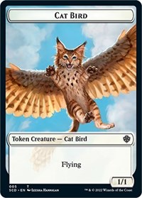 Cat Bird // Spirit Double-Sided Token, Starter Commander Decks