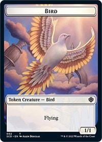 Bird // Spirit Double-Sided Token, Starter Commander Decks