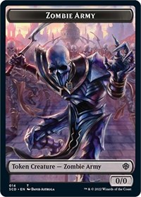 Zombie Army Double-Sided Token, Starter Commander Decks