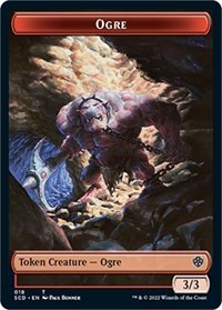 Ogre // Zombie Double-Sided Token, Starter Commander Decks