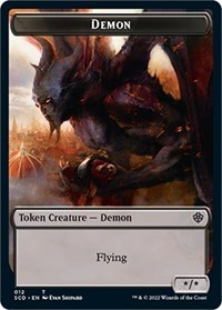 Demon Double-Sided Token, Starter Commander Decks