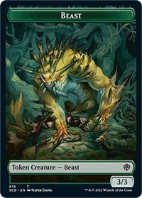 Beast Double-Sided Token, Starter Commander Decks
