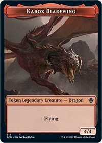 Karox Bladewing Double-Sided Token, Starter Commander Decks