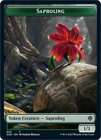 Saproling // Soldier Double-Sided Token, Starter Commander Decks
