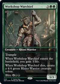 Workshop Warchief, Game Day & Store Championship Promos