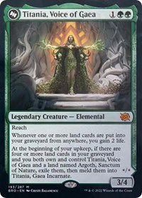 Titania, Voice of Gaea, The Brothers' War