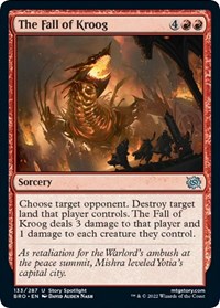 The Fall of Kroog, The Brothers' War