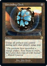 Unwinding Clock, The Brothers' War: Retro Frame Artifacts