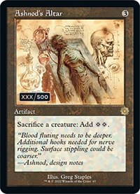 Ashnod's Altar (Schematic) (Serial Numbered), The Brothers' War: Retro Frame Artifacts