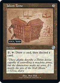 Jalum Tome (Schematic) (Serial Numbered), The Brothers' War: Retro Frame Artifacts