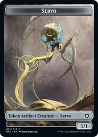 Servo // Powerstone Double-Sided Token, Commander: The Brothers' War