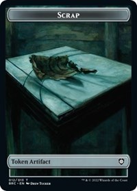 Scrap // Powerstone Double-Sided Token, Commander: The Brothers' War