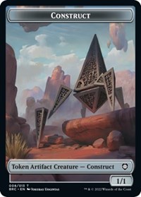 Construct (008) // Phyrexian Myr Double-Sided Token, Commander: The Brothers' War
