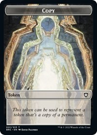 Copy // Powerstone Double-Sided Token, Commander: The Brothers' War