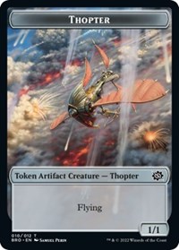 Thopter // Construct (005) Double-Sided Token, The Brothers' War