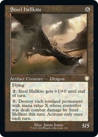 Steel Hellkite (Retro Frame), Commander: The Brothers' War