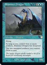 Shimmer Dragon (Retro Frame), Commander: The Brothers' War