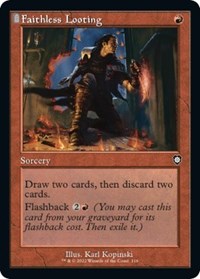 Faithless Looting (Retro Frame), Commander: The Brothers' War