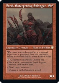Farid, Enterprising Salvager (Retro Frame), Commander: The Brothers' War