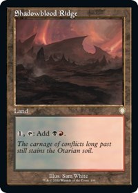 Shadowblood Ridge (Retro Frame), Commander: The Brothers' War