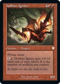 Hellkite Igniter (Retro Frame), Commander: The Brothers' War