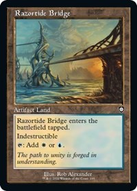 Razortide Bridge (Retro Frame), Commander: The Brothers' War