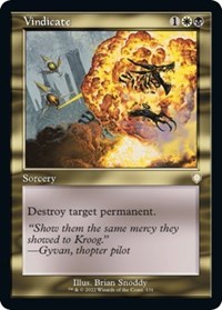 Vindicate (Retro Frame), Commander: The Brothers' War