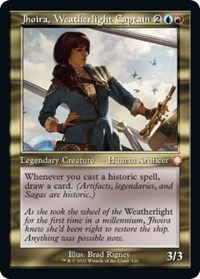 Jhoira, Weatherlight Captain (Retro Frame), Commander: The Brothers' War