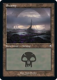 Swamp (33) (Retro Frame), Commander: The Brothers' War