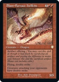 Blast-Furnace Hellkite (Retro Frame), Commander: The Brothers' War
