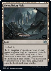 Demolition Field, The Brothers' War