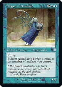 Filigree Attendant (Retro Frame), Commander: The Brothers' War