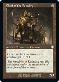 Chief of the Foundry (Retro Frame), Commander: The Brothers' War