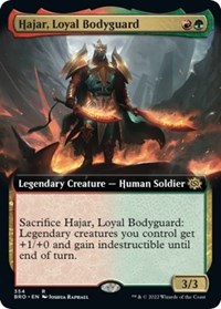 Hajar, Loyal Bodyguard (Extended Art), The Brothers' War