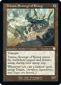 Traxos, Scourge of Kroog (Retro Frame), Commander: The Brothers' War