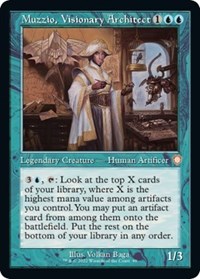 Muzzio, Visionary Architect (Retro Frame), Commander: The Brothers' War