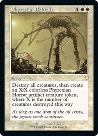 Phyrexian Rebirth (Retro Frame), Commander: The Brothers' War