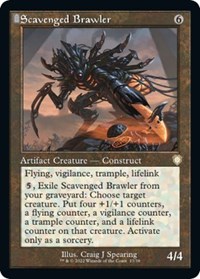 Scavenged Brawler (Retro Frame), Commander: The Brothers' War
