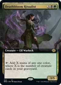 Deathbloom Ritualist (Extended Art), The Brothers' War