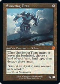 Sundering Titan, The Brothers' War: Retro Frame Artifacts