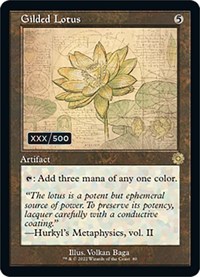 Gilded Lotus (Schematic) (Serial Numbered), The Brothers' War: Retro Frame Artifacts