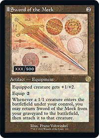 Sword of the Meek (Schematic) (Serial Numbered), The Brothers' War: Retro Frame Artifacts