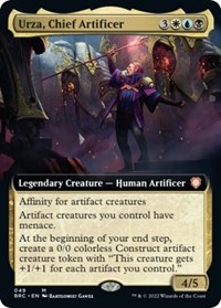 Urza, Chief Artificer (Extended Art), Commander: The Brothers' War