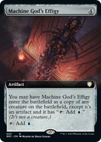 Machine God's Effigy (Extended Art), Commander: The Brothers' War